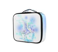 Dream White Horse Unicorn Make Up Bag Toiletry Case Zipper Makeup Cosmetic Bags Organizer Pouch for Free Compartment Women Girls