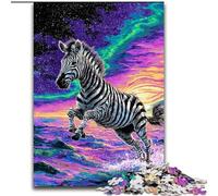 Dream Zebra Jigsaws Puzzles 1000 Pieces for Adults Gifts, Help The Brain Exercise Addictive Toys to Cultivate Patience Unique Challenge Game (26x38cm)