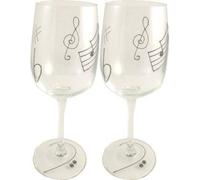 Dreamair Musical Notes Gift Wine Glasses 1 Pair
