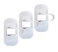 Dreambaby Adhesive Lever Door Handle Lock - Child Safety Locks for Doors & Handles - Suitable for Most Lever Door Handles - 3 Pack - White - Model G1482BB