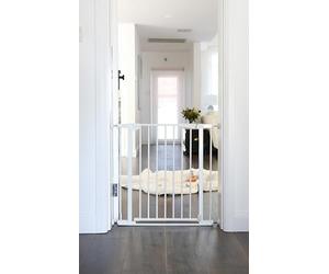 Dreambaby Advance Auto-Close Low-Rise Security Baby Gate - Fits Opening from 75-81cm Wide and 76cm Tall - White