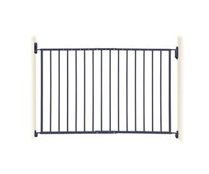 Dreambaby Arizona Extenda Baby Safety Gate -Hardware Mounted Gates - Adjustable Width from 68-112cm & 68cm in Height - Swings Open from both Direction - Charcoal - Model G9206BB