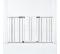 Dreambaby Ava Extra Wide Baby Gate, Stair Gate, Fits Openings 99-132.5cm, 76cm Tall. Wide Stair Gate for Dogs and Babies. Pressure Mounted Safety Gate, Stay Open Feature, Inc. 9cm and 18cm Extensions