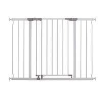 Dreambaby Ava Extra Wide Hallway Baby Gate, Fits Openings 99cm to 105.5cm, 75cm Tall- Ideal for Wider Doorways and Hallways - White