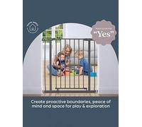 Dreambaby Ava Metal Safety Gate with Stay-Open Feature (75-81cm), One Colour One Colour