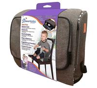 Dreambaby Grab ‘N Go Kids Booster Seat - Portable Travel Toddler High Chair for Dining (6M-3Y) with Storage & Shoulder Strap - Lightweight and Compact