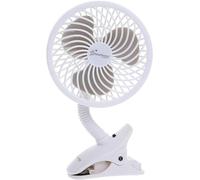 Dreambaby Caged Deluxe EZY-Fit Clip On Fan, White, S