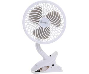 Dreambaby Caged Deluxe EZY-Fit Clip On Fan, White, S