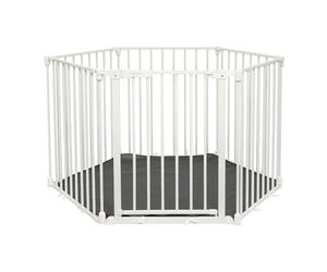 Dreambaby Discovery 6 Playpen. 3 in 1 6 Panel Converta Playpen with Mat/XXL Room Divider/Fireplace Barrier. 85.5cm to 3.75m Wide and 74cm Tall. Stay Open and EZY-Check Locking Indicator Features