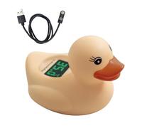 Dreambaby Duck USB Rechargeable Baby Bath Thermometer (Peach) - Instant Read, Digital Room and Baby Bathtub Water Fun Floating Toy - Newborn Must-Have