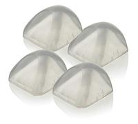 Dreambaby F839 Corner Protection Edge Protection Shock Protection Child Lock Extra Soft Transparent (Pack of 4)