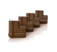 Dreambaby Foam Corner Bumpers (Pack of 4, Brown)