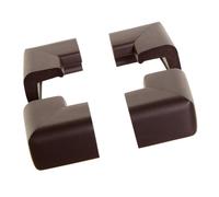 Dreambaby Foam Corner Protectors, Brown (Pack of 4)