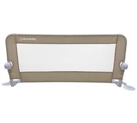 Dreambaby Harmony Bed Guard Rail for Toddlers - Super Wide 140cm & 50cm Tall - Easy Assembly, Washable Cover, Safe Transition from Cot-to-Bed - Fits King Size Beds - Latte