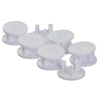 Dreambaby Home Baby Safety Socket Plug Covers - Electrical Outlet Protector Guard - 12 Pack - White - Model F18244