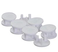 Dreambaby Home Baby Safety Socket Plug Covers - Electrical Outlet Protector Guard - 12 Pack - White - Model F18244