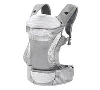 Dreambaby Inspire 3-in-1 Adjustable Baby Carrier for Newborn to Toddlers 3.5kg up to 15kg, Front & Back Baby Carrier, Breathable Mesh, Comfortable Headrest, Storage Bag for Parents
