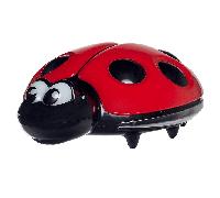 Dreambaby Ladybug Kids Night Lights - One Touch Operation LED Bedroom Lamp - with 30 mins Automatic Shutt-Off - Red - Model F689