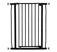 Dreambaby Liberty Extra-Tall Baby Safety Gate - Pressure Mounted Security Gates - Fits Openings from 75-81cm Wide - 93cm Tall - Black - Model G1962