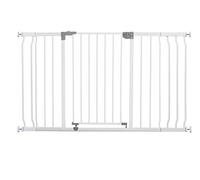 Dreambaby Liberty Safety Gate Set 1 gate + 2 Extensions fits 126 cm - 132.5 cm, White, G9502
