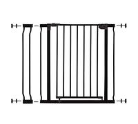 Dreambaby Liberty Walk Thru Auto Close Baby Safety Gate Set - with 3.5inch Extension Panel, Fits 29.5-36.5inch Openings - Pressure Mounted Security Gates - Model L1992BB - Black