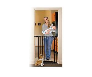 Dreambaby Liberty Xtra Tall Gate (Fits 75-81cm, Height 93cm), Black Black