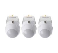 Dreambaby Motion Sensor Indoor Night Light for Kids and Adults - 3 Pack | 360 Swivel Rotation, Ideal for Nursery and Landings, Automatic ON/Off Function, Long Life LED