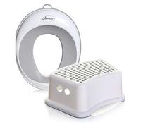 Dreambaby New Contoured Potty Seat and Step Stool Grey Set