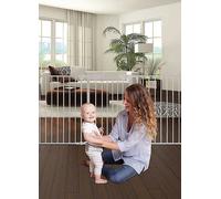 Dreambaby® Newport 3 Panel Metal Adapta Barrier/Gate White