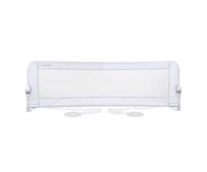 Dreambaby Nicole Bed Guard Rail for Toddlers - Extra Wide 150 cm & 50 cm Tall - Easy Assembly, Washable Cover, Safe Transition from Cot-to-Bed - Fits King Size Beds - White
