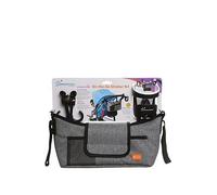 Dreambaby On-The-Go Grey Denim Stroller Kit (Bag, Cup and Hooks), Grey Grey