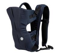 Dreambaby On-The-Move 3-in-1 Baby Carrier - Front Inward, Front Outward & Back Carry - Lightweight, Breathable, Adjustable Harness for Infants to Toddlers, 3.5-12kg, Compact Design - Navy