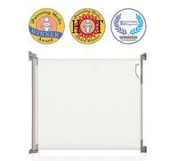 Dreambaby® Retractable & Relocatable Mesh Safety Gate White