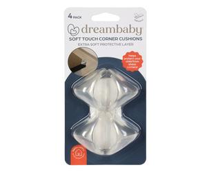 Dreambaby Soft Touch Corner Cushions, Extra Soft Baby Proof Corner Guards For Tables, Cabinets & Sharp Furniture Edges