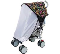 Dreambaby StrollerBuddy Extenda-Shade Baby Sun Shield - with Removable Insect Netting & UPF 50+ UV Protection -Animal Print Design