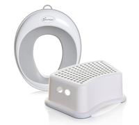 Dreambaby Toilet seat and Step Stool, Grey, 2 Piece Set