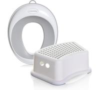 Dreambaby Toilet seat and Step Stool, Grey, 2 Piece Set