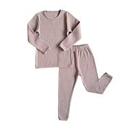 DreamBuy 20 Colours Baby -Toddler- Kids - Adult - Plain or Personalised Gifts - White, Brown Tracksuit Colours Ribbed Boys Pyjamas and Girls Pyjamas Customised Gifts (XXL, Velvet Mocha)