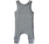 DreamBuy Soft Cotton Dungarees Custom Embroidered Design for Newborn to Toddler, Safari & Christmas Themes, Ideal Personalised Gift for Baby Shower or 1st Birthday (Dove Grey,18-24 Months)