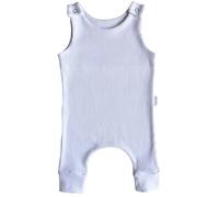 DreamBuy Soft Cotton Dungarees Custom Embroidered Design for Newborn to Toddler, Safari & Christmas Themes, Ideal Personalised Gift for Baby Shower or 1st Birthday (White, 3-6 Months)