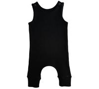 DreamBuy Soft Cotton Dungarees Custom Embroidered Design for Newborn to Toddler, Safari & Christmas Themes, Ideal Personalised Gift for Baby Shower or 1st Birthday (Black,18-24 Months)