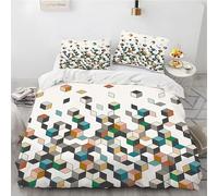 Dreamcatcher 3D Printing Single Size Bedding Set Premium Ultra Soft Microfiber Retro Style Duvet Cover 135x200 and 2 Pillow Cases, with Zipper Closure for Teenage in Bedroom V50