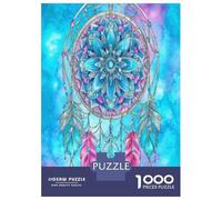 Dreamcatcher Blue Abstract Art 1000 Piece Jigsaw Puzzle Paper Adult Puzzle Game 70x50cm/1000pcs