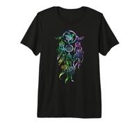 Dreamcatcher Boho Sea Turtle Native American Feather Graphic Premium T-Shirt