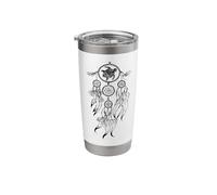 Dreamcatcher Boho Sea Turtle Native American Feather Graphic Stainless Steel Insulated Tumbler