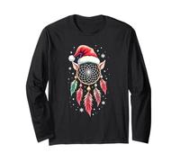 Dreamcatcher Christmas Santa Elf Feather Dream Catcher Long Sleeve T-Shirt