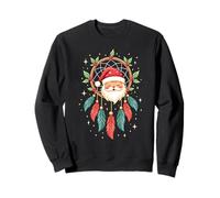 Dreamcatcher Christmas Santa Hat Feather Xmas Dream Catcher Sweatshirt