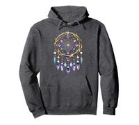 Dreamcatcher, Crystals & Gems Dream Catcher Pullover Hoodie