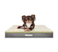 Dreamcatcher Dog Bed Medium, 9cm Orthopaedic Egg Crate Foam, Reversible | 76 x 51 x 9cm bed with egg-crate foam, reversible Sherpa/Oxford cover and removable machine-washable cover.