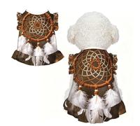 Dreamcatcher Feather Art XL Pet Apparel for Small Dogs-Cute Summer Outfit for Puppy, Soft Breathable Pet Clothes for Cat